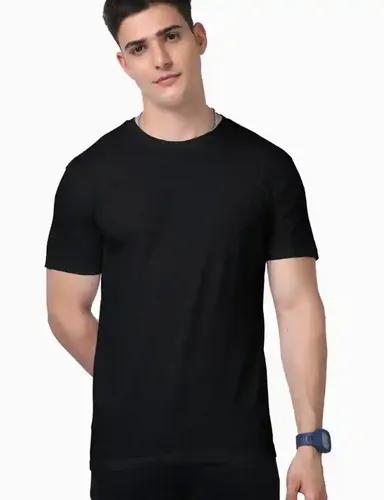 Everyday Essentials - Iconic Premium Supima Cotton - Plain Unisex straight fit T-shirt - Black - S