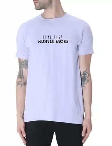 Fear less, Hustle more - Unisex Regular fit T-shirt - Lavender - S