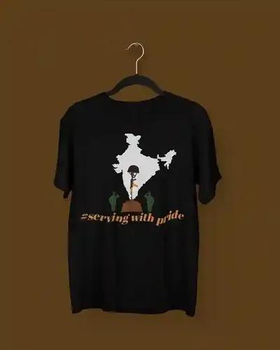 Heritage of Strength Tee for Women: Amar Jawan Jyoti - S