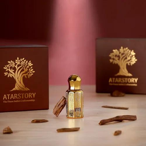 ATARSTORY Best Attar Alcohol Free Roll On For Daily Use | Long Lasting Fragrance | Attar For Men And Women - 12Ml (White Oudh)