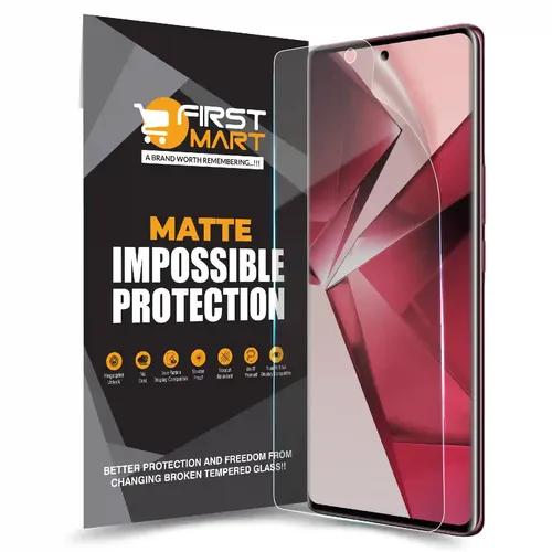 FIRST MART Screen Protector for Vivo V29e 5G | Matte 4 Layer Nano Fiber Unbreakable Membrane Protection, Case Friendly Full Edge to Edge Screen Coverage & Installation Kit