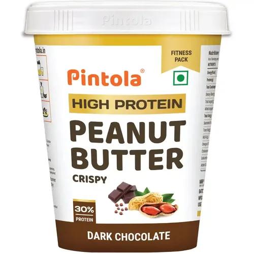 Pintola HIGH Protein DARK Chocolate Peanut Butter (Crispy, 510g)