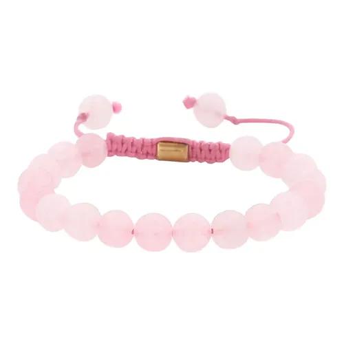 Real Rose Quartz Stone Healing Bracelet