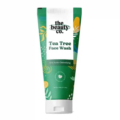 The Beauty Co Tea Tree Face Wash with Salicylic Acid for Anti Acne 100 ml | Deep Cleansing & Purifies Pores | With Aloe Vera for Pimples & Oil Control | Sulphate & Paraben Free