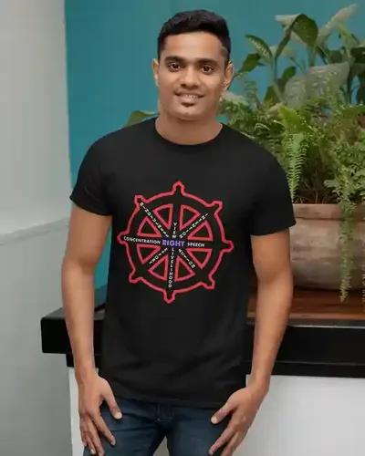 Men's Mindfulness Wheel T-Shirt - S