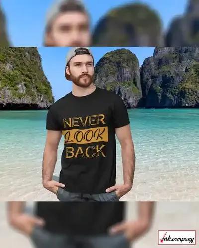 Never Look Back T-Shirt For Men's - S