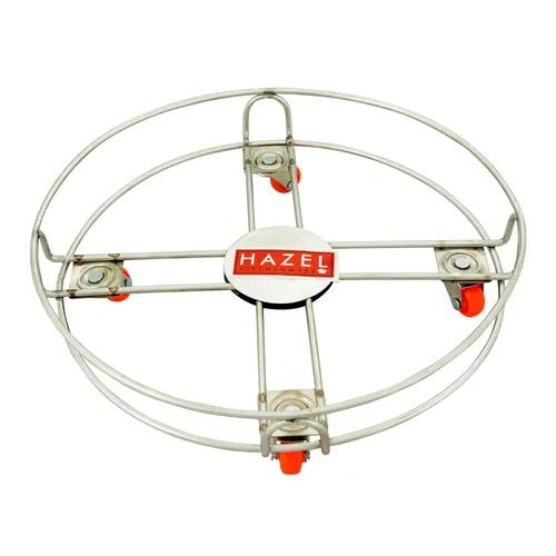 Hazel Gas Cylinder Trolley with Rollers (Stand Trolly with Rollers Wheels)