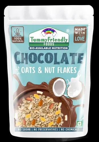 Tummy Friendly Chocolate Oats, Nuts And Seeds Mix. Healthy Snacks For Kids, Toddlers, Adults. Travel Friendly Snacks For Kids. Healthy Chocolate Snacks For Kids, Adults - 100G