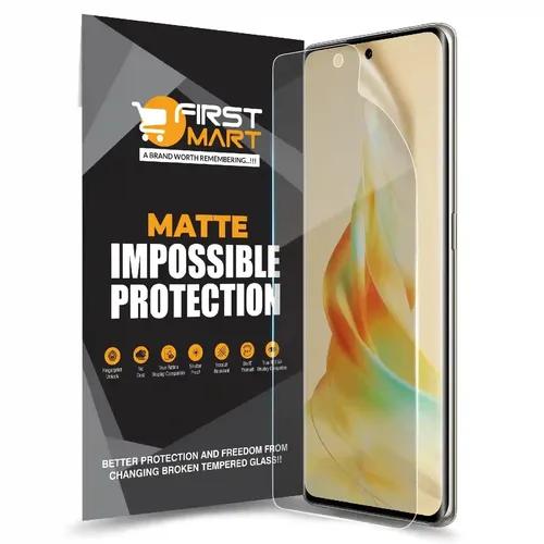 FIRST MART Screen Protector for OPPO Reno 8T 5G - Nano Fiber Unbreakable Membrane Case Friendly Full Edge to Edge Screen Coverage & Installation Kit (Matte)